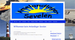 Desktop Screenshot of amelandlager-sevelen.de